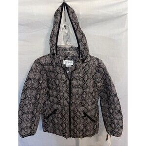 Laurier & Co. Montreal Women’s Hooded Coat Size X Sm Snake Print Softshell NWT